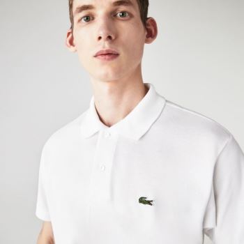 Lacoste Classic Fit L.12.12 Polo Shirt - Polo Pánské Bílé | CZ-ydHXA9